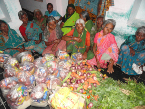 Food groceries support to old age persons in india