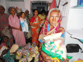 Help Aged People in India for Food Groceries