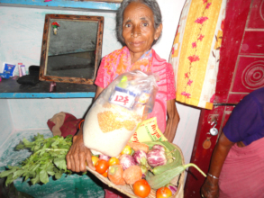monthly provisions donations for elderly women