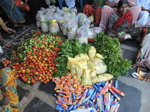 monthly provisions support for poor old age women