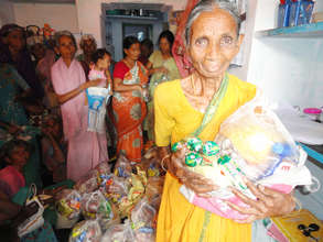 Sponsor food groceries to old age people in India