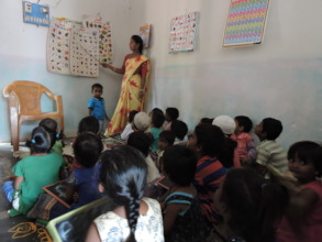 Creche Center Children learning excellenteducation