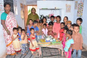Daycarecenter children helping by bestcharityindia