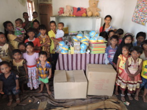 Donation of toys education material to the poor ch