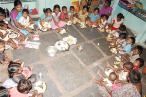 Feeding poor kids in india Food Sponsorship progra