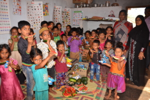 Food Donation for poor kids in creche centers