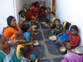 deprived children at creche center in kurnool