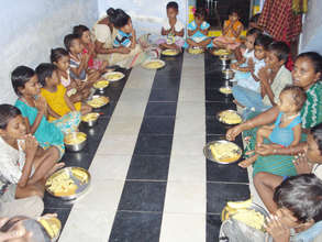 food donation for poor children in creche centers