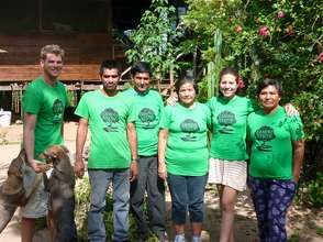 Our team in Tambopata, Peru