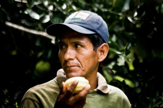 Juan Rafaele at his farm, Tambopata, Peru