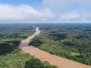 Tambopata River in the Peruvian Amazon
