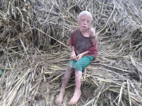 One of the children rescued