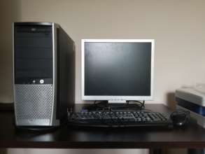 Vesela's repaired computer set