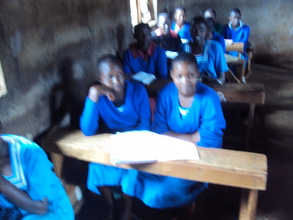 Rianyabwanga primary students - sanitary towels