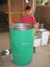 Note the Downfeed/Ash drawer on the left