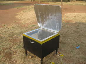 Our solar oven in Tanzania