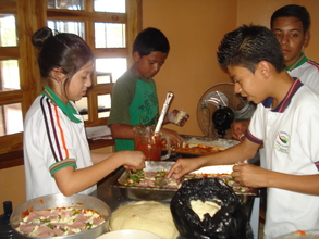 Food Preparation for students and staff, for real