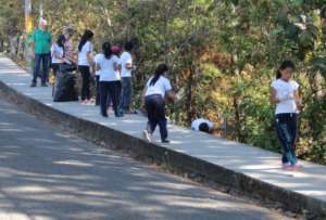 Active community participation- trash