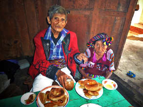 Elders with bread