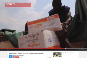 Edesia's Plumpy'Sup unloaded in Bangui