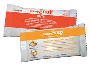 Plumpy'Nut and Plumpy'Sup for acute malnutrition