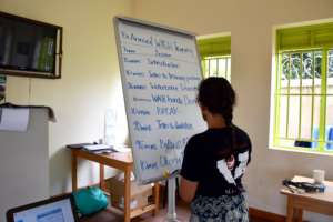 The WASH Training agenda.