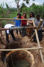 Project Manager Peter, and 3 of the GROW interns