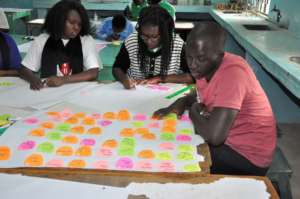 Girls at St. Elizabeth Girls Academy InLab