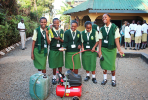 Students develop affordable fire extinguisher