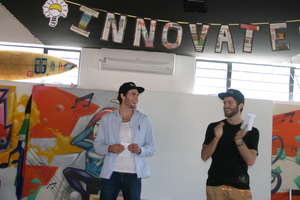 Presenters with Innovate Sign