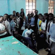 St. Elizabeth Girls Academy Students, group shot