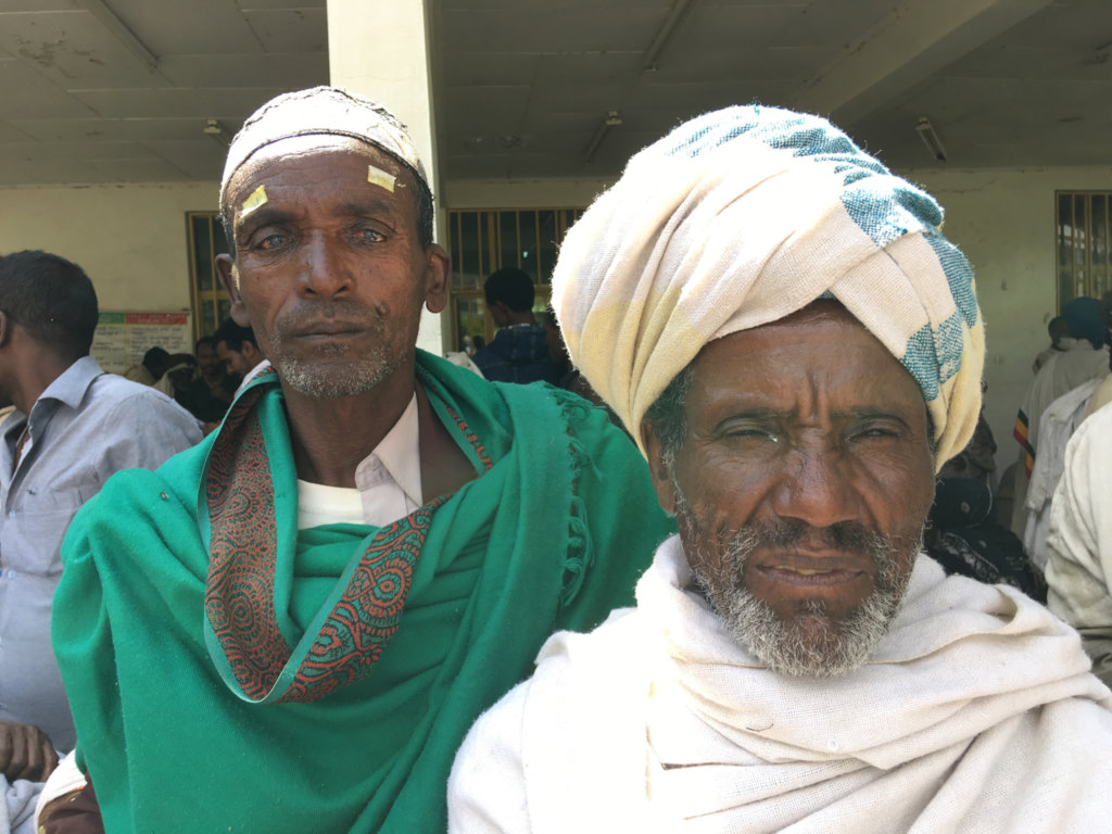 40 year old farmer, with his sight restored