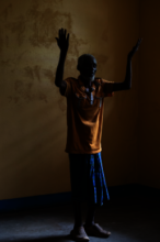 Yusuf after his sight-restoring cataract surgery