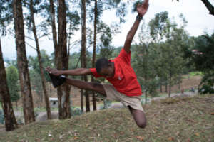 Eric - now leaping at school (Credit: Steve Organ)