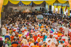 Satsang at International Yoga Festival.