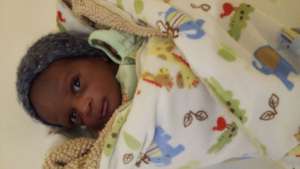 A tiny baby in our NICU there for assistance.
