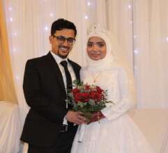 Imran and Azimah, wedding day