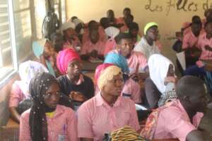 High School in Djougoulie, Chad