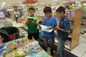 Students in the Bookstore
