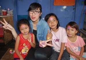 Fun with Face Painting at XSVillage