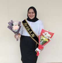 Nurlela at her Graduation Day