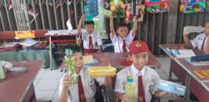 Learning about environmental issues and solutions