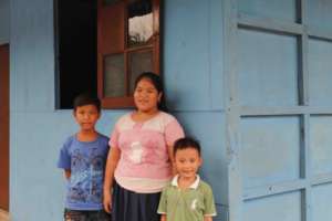 Putra, Desti and Azam visit the new school