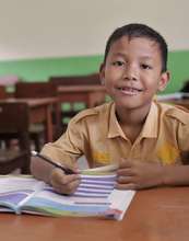 A Young Student from the Trash Picker Community