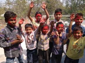 Holi celebration
