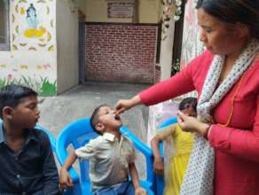 Polio vaccinations