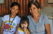 Feed Arlyn and her family during floods