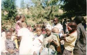 Children who are being helped