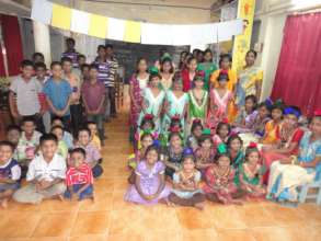 children with new dress