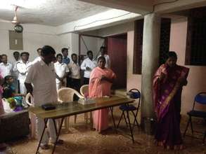 pastor's birth day celebration in the orphanage